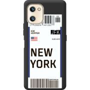 Прозрачный чехол BoxFace Umidigi F3S Ticket New York