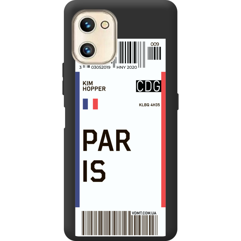 Прозрачный чехол BoxFace Umidigi F3S Ticket Paris