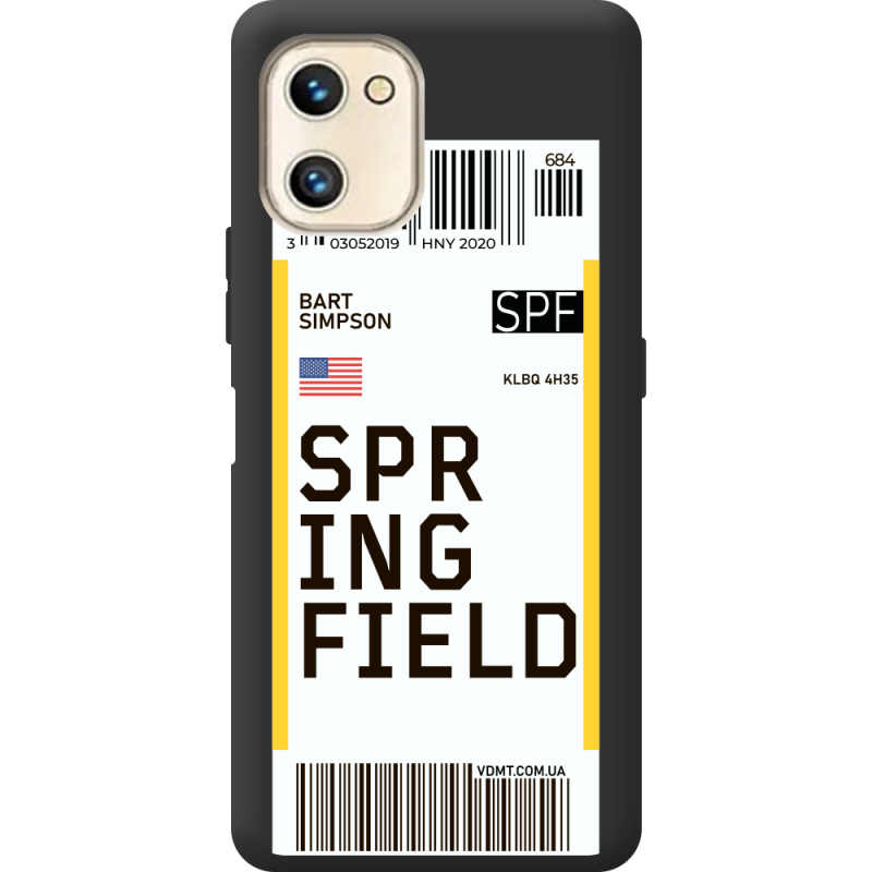 Прозрачный чехол BoxFace Umidigi F3S Ticket Springfield