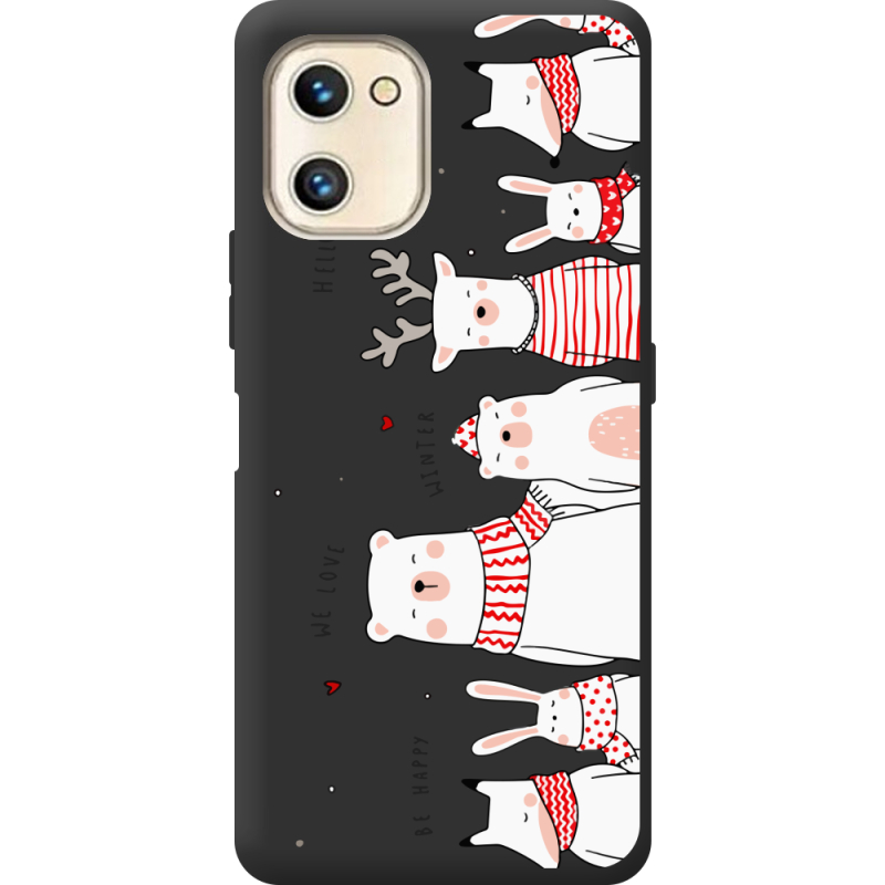 Прозрачный чехол BoxFace Umidigi F3S The Friendly Beasts