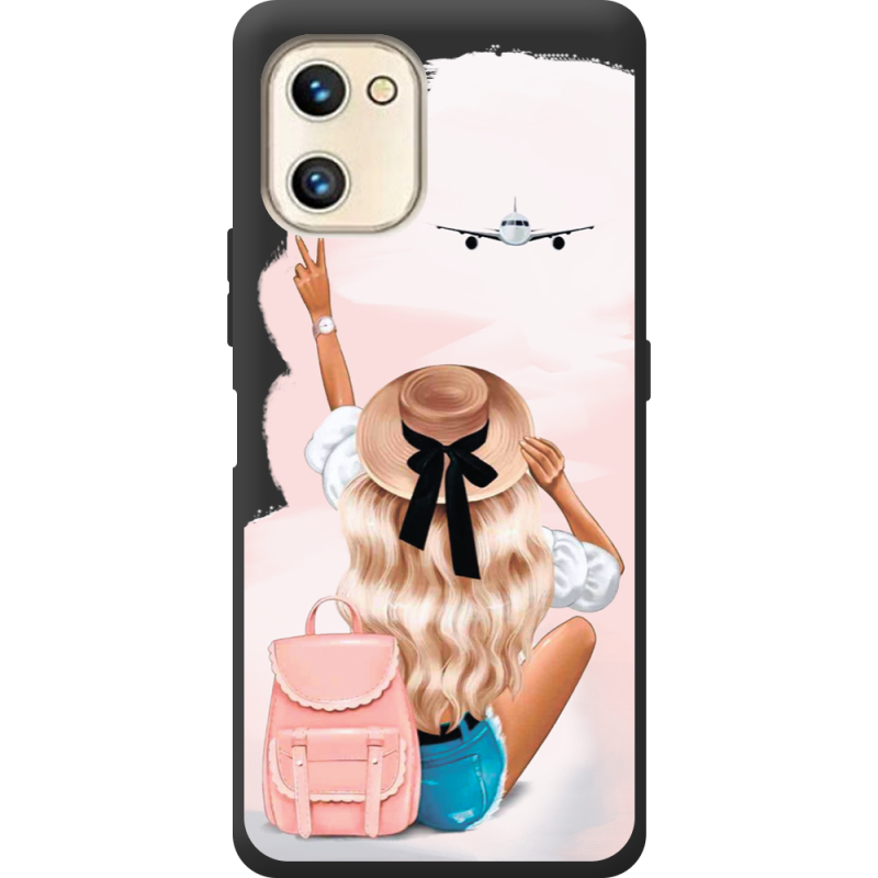 Прозрачный чехол BoxFace Umidigi F3S Travel Girl