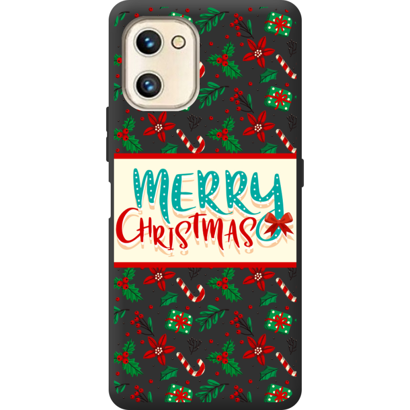 Прозрачный чехол BoxFace Umidigi F3S Vintage Christmas Pattern