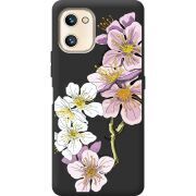 Прозрачный чехол BoxFace Umidigi F3S Cherry Blossom