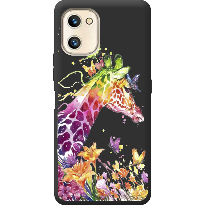 Прозрачный чехол BoxFace Umidigi F3S Colorful Giraffe