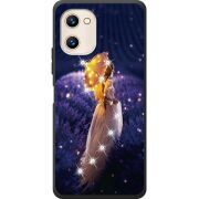 Чехол со стразами Umidigi G1 Max Girl with Umbrella