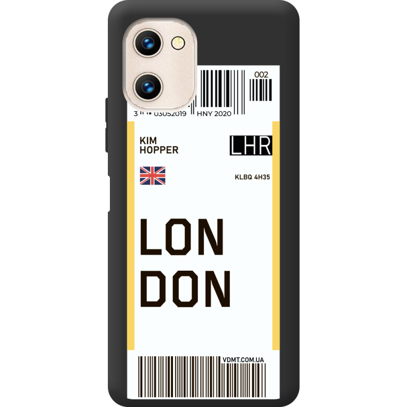 Прозрачный чехол BoxFace Umidigi G1 Max Ticket London