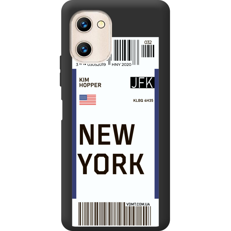 Прозрачный чехол BoxFace Umidigi G1 Max Ticket New York