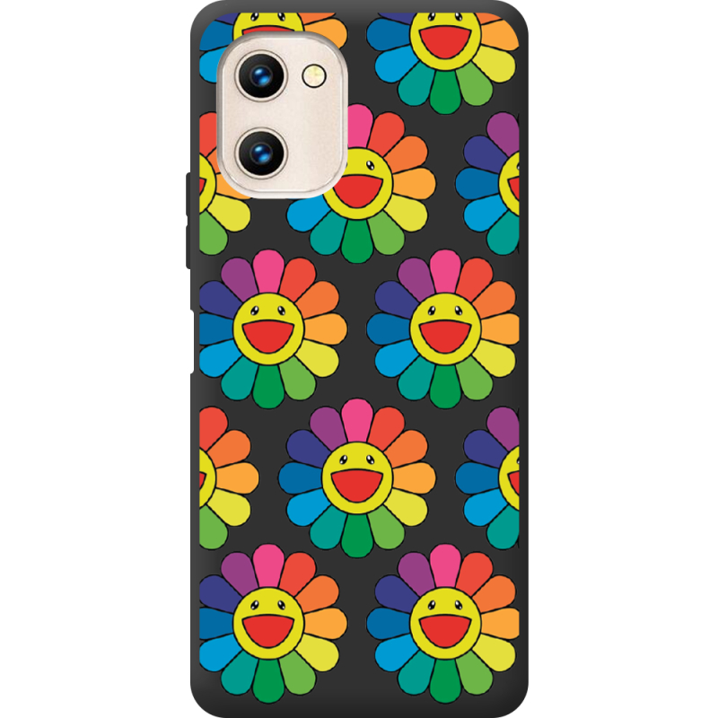 Прозрачный чехол BoxFace Umidigi G1 Max Hippie Flowers