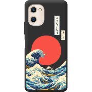 Прозрачный чехол BoxFace Umidigi G1 Max Большая волна в Канагаве