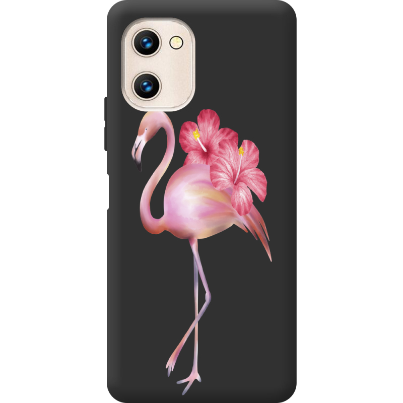 Прозрачный чехол BoxFace Umidigi G1 Max Floral Flamingo