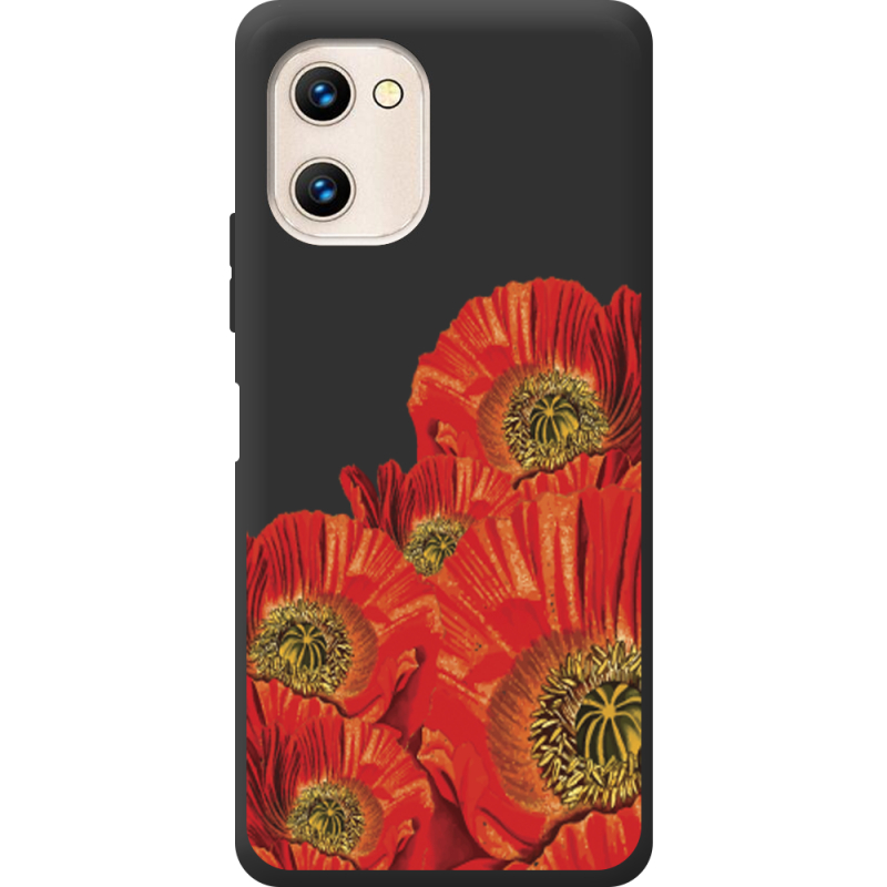 Прозрачный чехол BoxFace Umidigi G1 Max Red Poppies