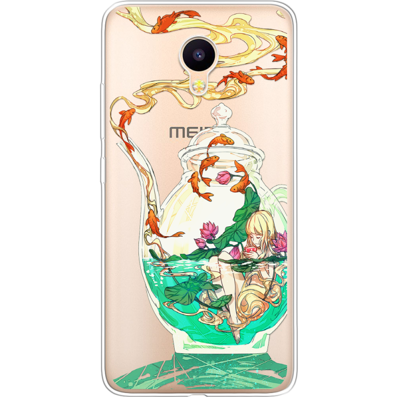Прозрачный чехол Uprint Meizu M3 / M3s Kettle
