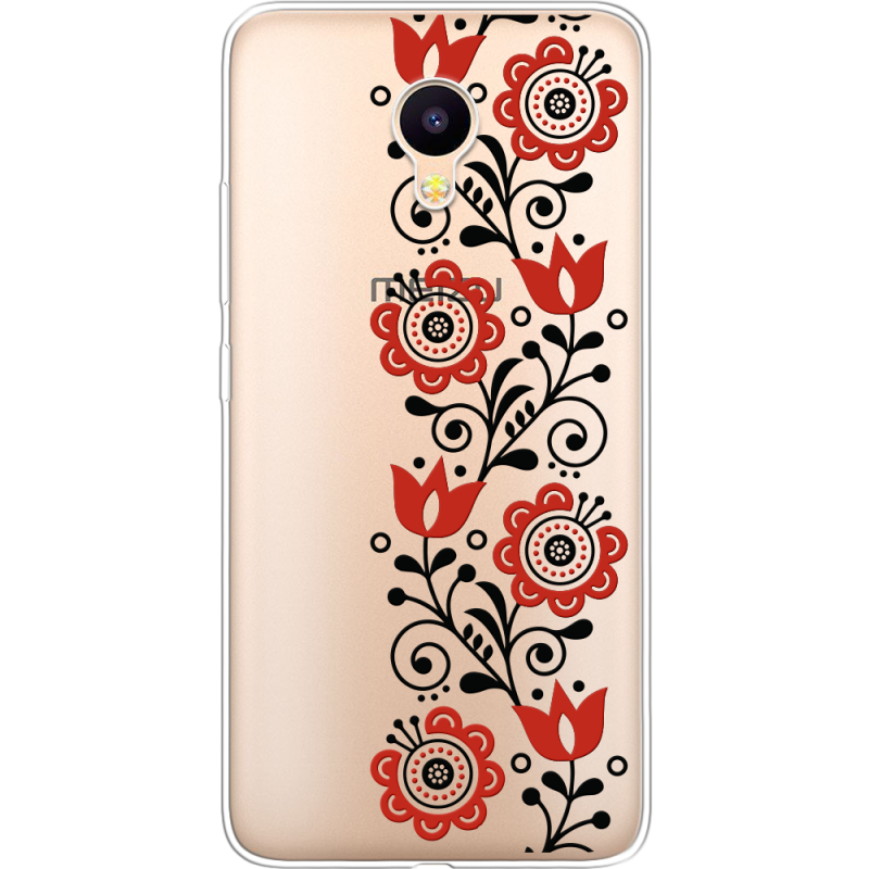 Прозрачный чехол Uprint Meizu M3 / M3s Ethno Ornament