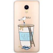 Прозрачный чехол Uprint Meizu M3 / M3s Segull in Cofee Pool