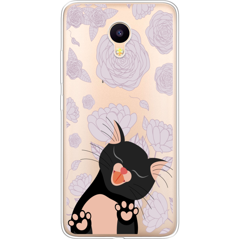 Прозрачный чехол Uprint Meizu M3 / M3s Meow