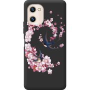 Чехол со стразами Umidigi G1 Swallows and Bloom