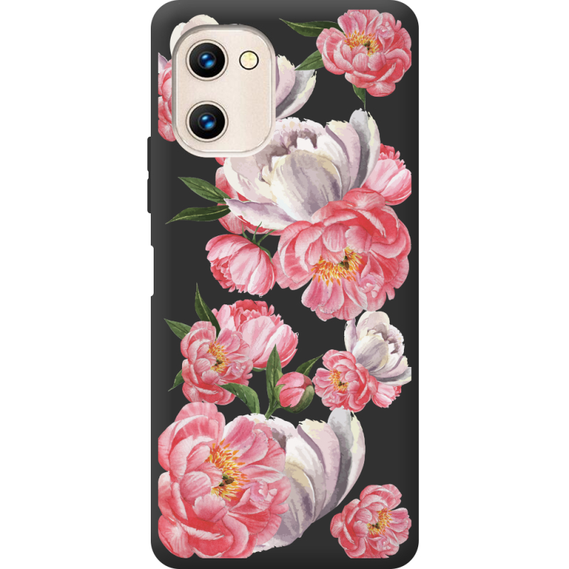 Прозрачный чехол BoxFace Umidigi G1 Peony Watercolor Style