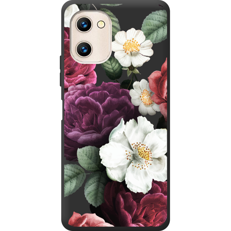 Прозрачный чехол BoxFace Umidigi G1 Floral Dark Dreams