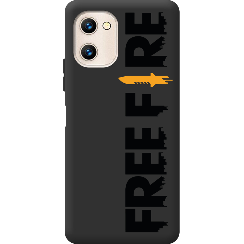 Прозрачный чехол BoxFace Umidigi G1 Free Fire Black Logo