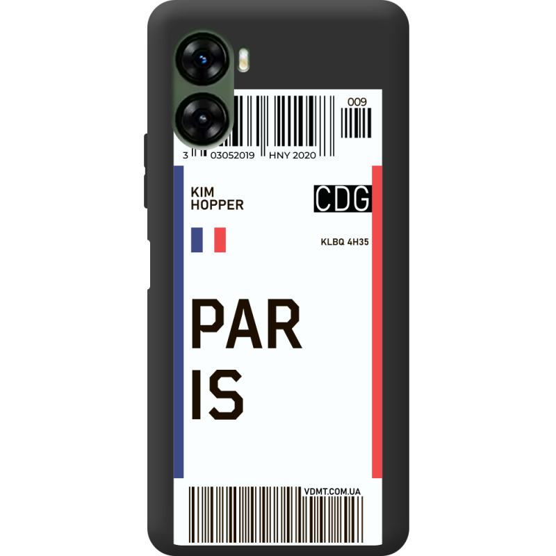 Прозрачный чехол BoxFace Umidigi G3 Ticket Paris