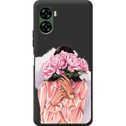 Прозрачный чехол BoxFace Umidigi G3 Девушка с Пионами