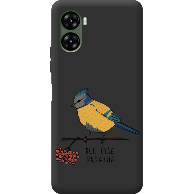 Прозрачный чехол BoxFace Umidigi G3 Синиця і калина