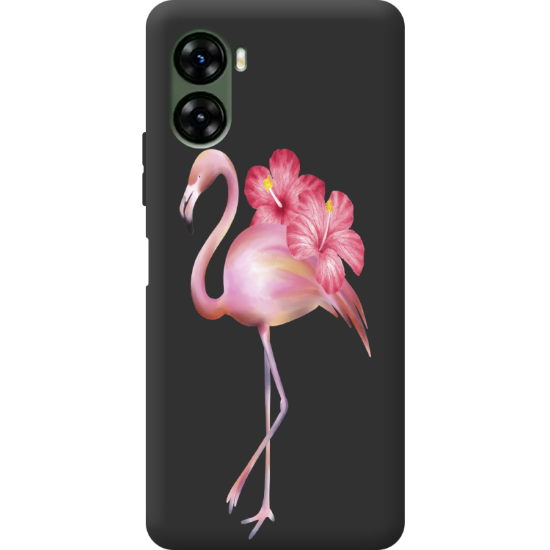 Прозрачный чехол BoxFace Umidigi G3 Floral Flamingo
