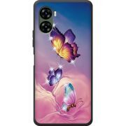 Чехол со стразами Umidigi G3 Butterflies