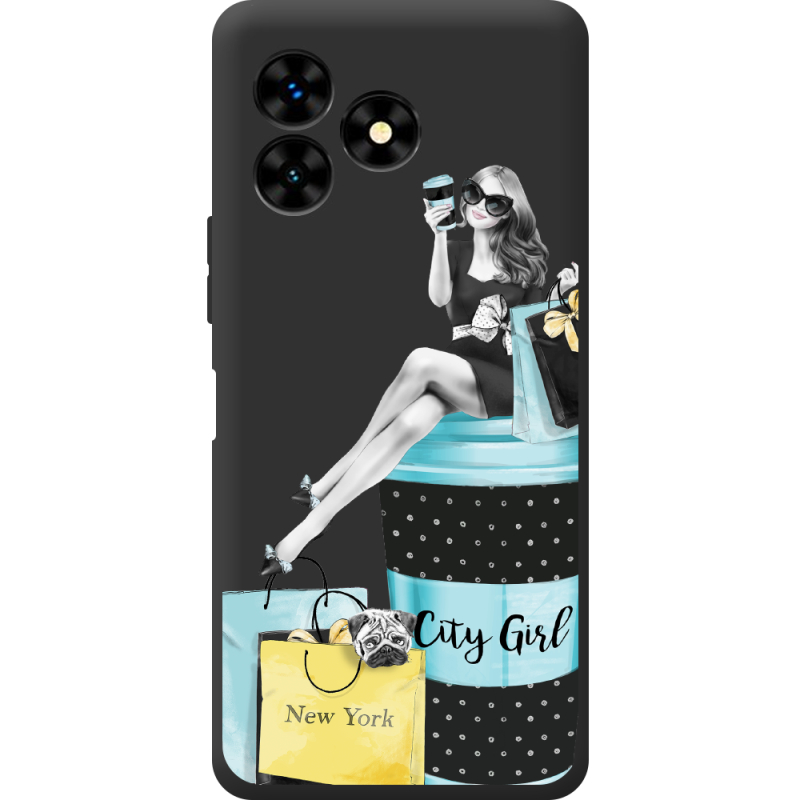 Прозрачный чехол BoxFace Umidigi G5 Mecha City Girl