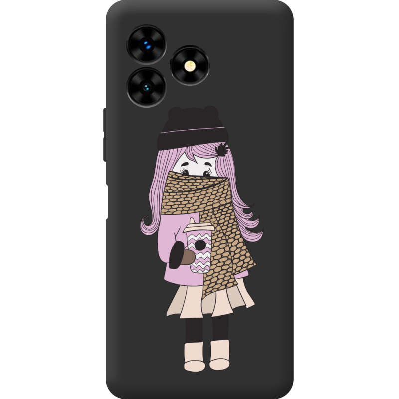 Прозрачный чехол BoxFace Umidigi G5 Mecha Winter Morning Girl