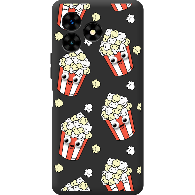 Прозрачный чехол BoxFace Umidigi G5 Mecha с 3D-глазками Popcorn