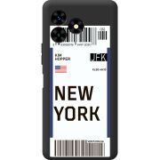 Прозрачный чехол BoxFace Umidigi G5 Mecha Ticket New York