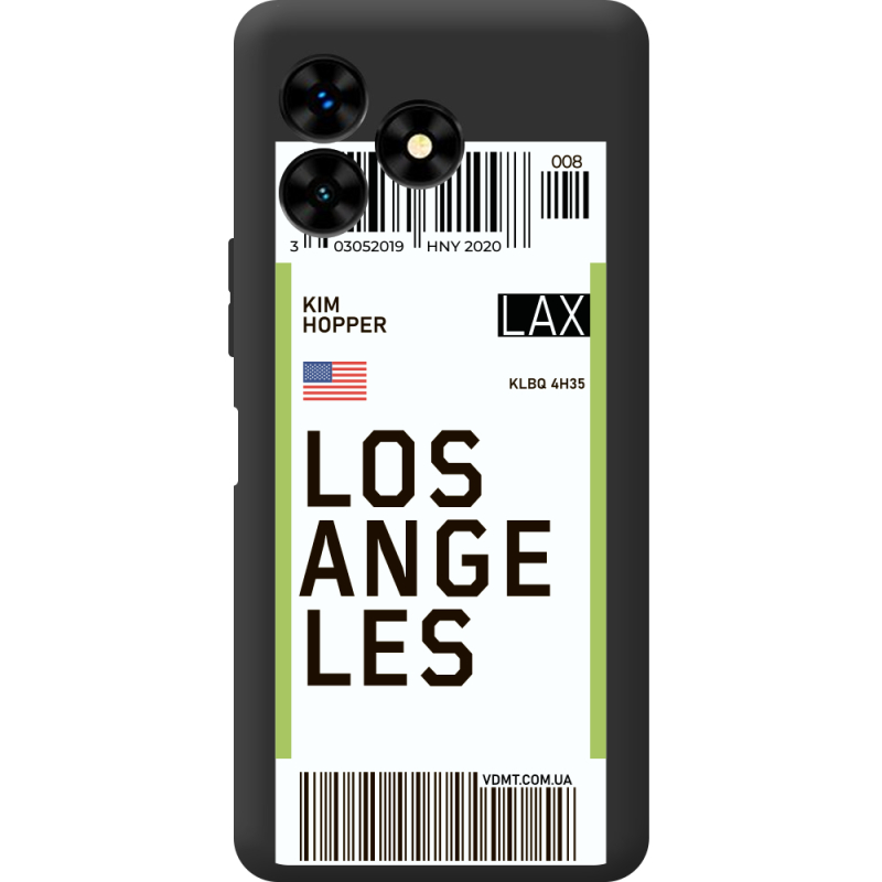 Прозрачный чехол BoxFace Umidigi G5 Mecha Ticket Los Angeles