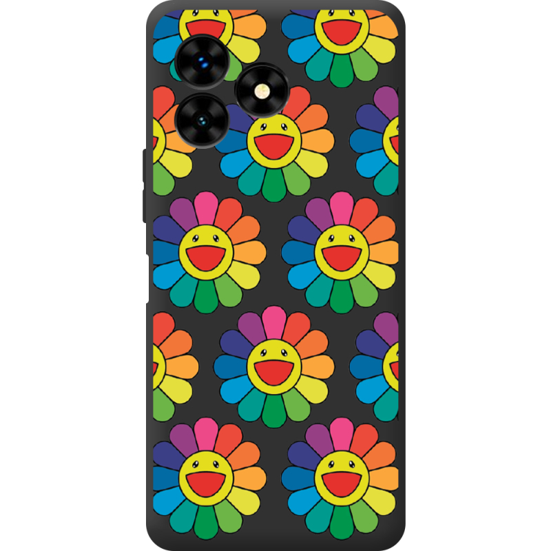 Прозрачный чехол BoxFace Umidigi G5 Mecha Hippie Flowers