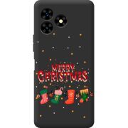 Прозрачный чехол BoxFace Umidigi G5 Mecha Merry Christmas