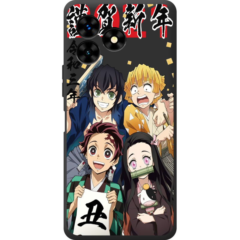 Прозрачный чехол BoxFace Umidigi G5 Mecha Незуко та друзі