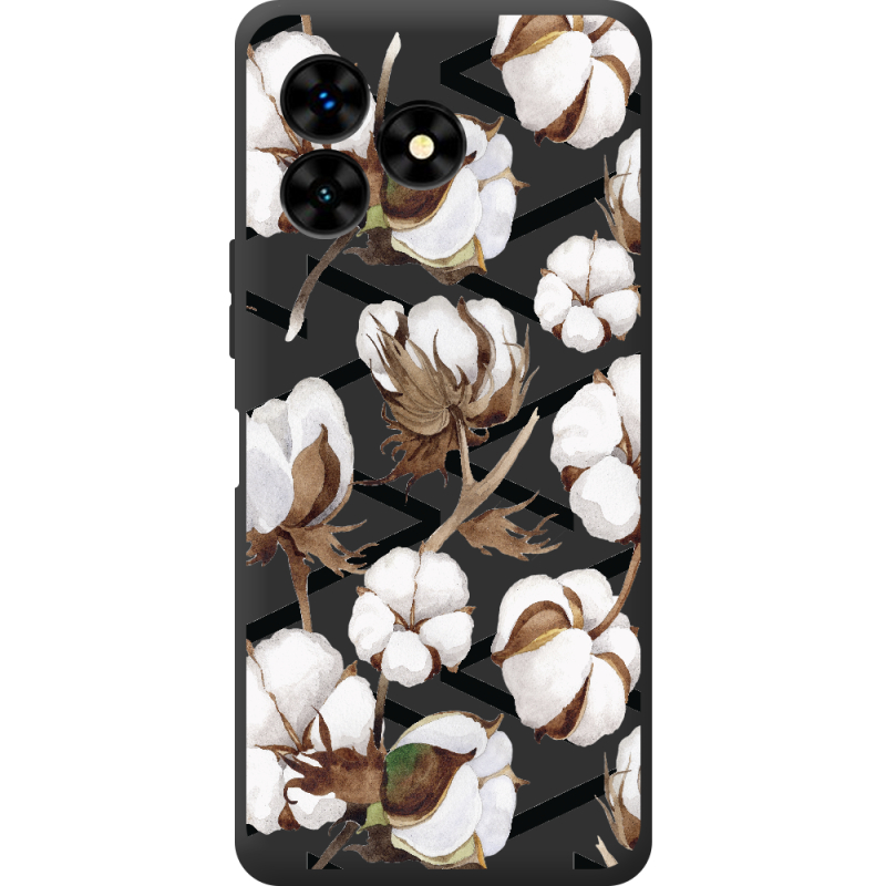 Прозрачный чехол BoxFace Umidigi G5 Mecha Cotton flowers