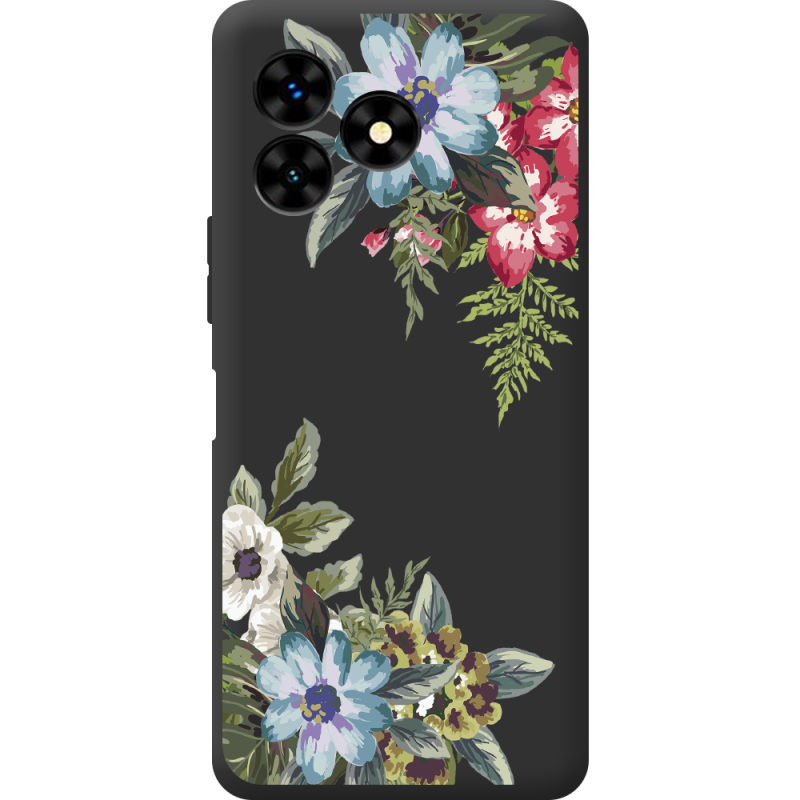 Прозрачный чехол BoxFace Umidigi G5 Mecha Floral