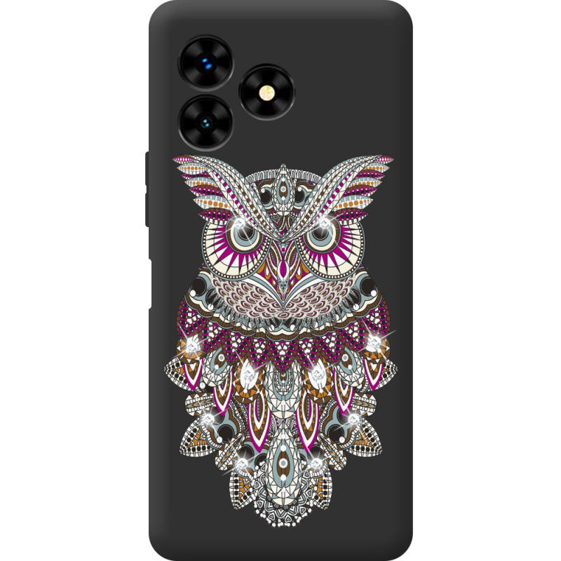 Чехол со стразами Umidigi G5 Mecha Owl