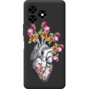 Чехол со стразами Umidigi G5 Mecha Heart