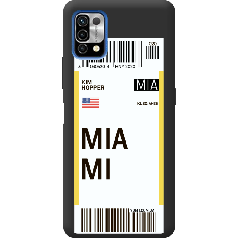 Прозрачный чехол BoxFace Umidigi Power 5 Ticket Miami