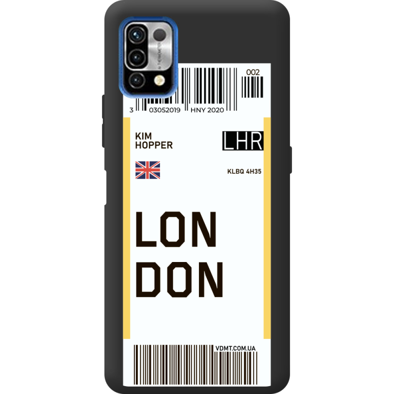 Прозрачный чехол BoxFace Umidigi Power 5 Ticket London