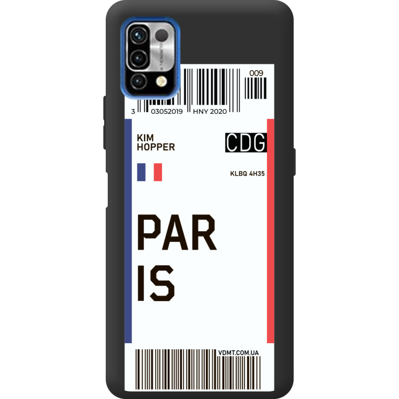 Прозрачный чехол BoxFace Umidigi Power 5 Ticket Paris