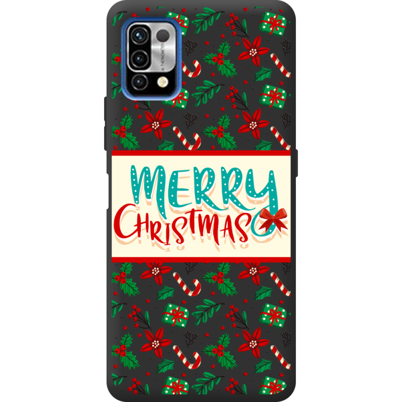 Прозрачный чехол BoxFace Umidigi Power 5 Vintage Christmas Pattern