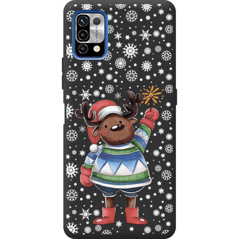 Прозрачный чехол BoxFace Umidigi Power 5 Christmas Deer with Snow