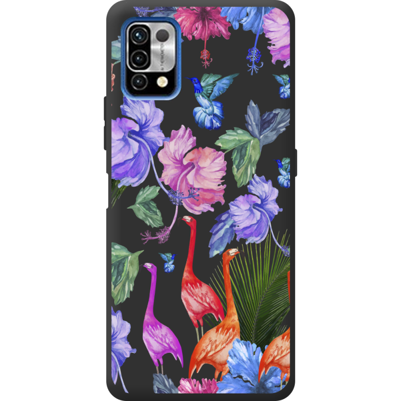 Прозрачный чехол BoxFace Umidigi Power 5 Flamingo