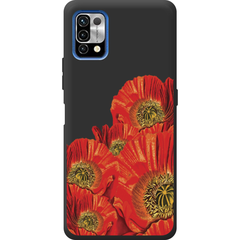 Прозрачный чехол BoxFace Umidigi Power 5 Red Poppies