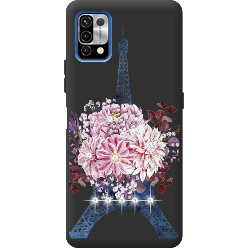 Чехол со стразами Umidigi Power 5 Eiffel Tower