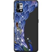 Чехол со стразами Umidigi Power 5 Peafowl