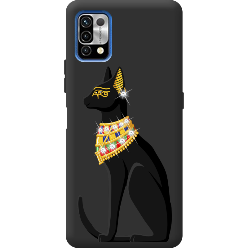 Чехол со стразами Umidigi Power 5 Egipet Cat